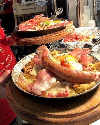 Rösti Bidoche avec entrée à la foire du Valais
