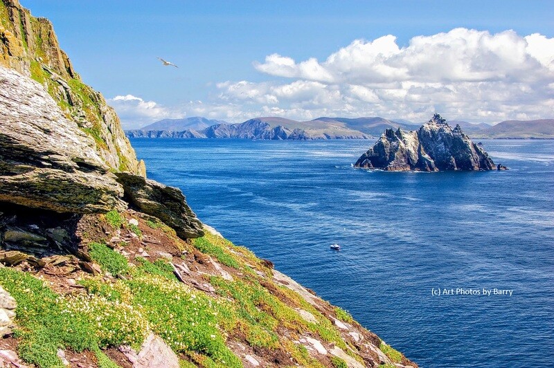 View from Skelligs Michael.  Co. Kerry