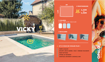 Mini piscines béton liner