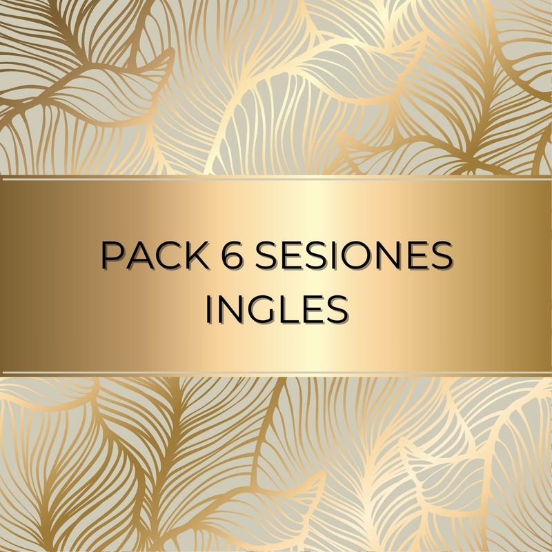 PACK 6 SESIONES INGLES