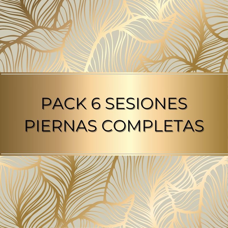 PACK 6 SESIONES PIERNAS COMPLETAS