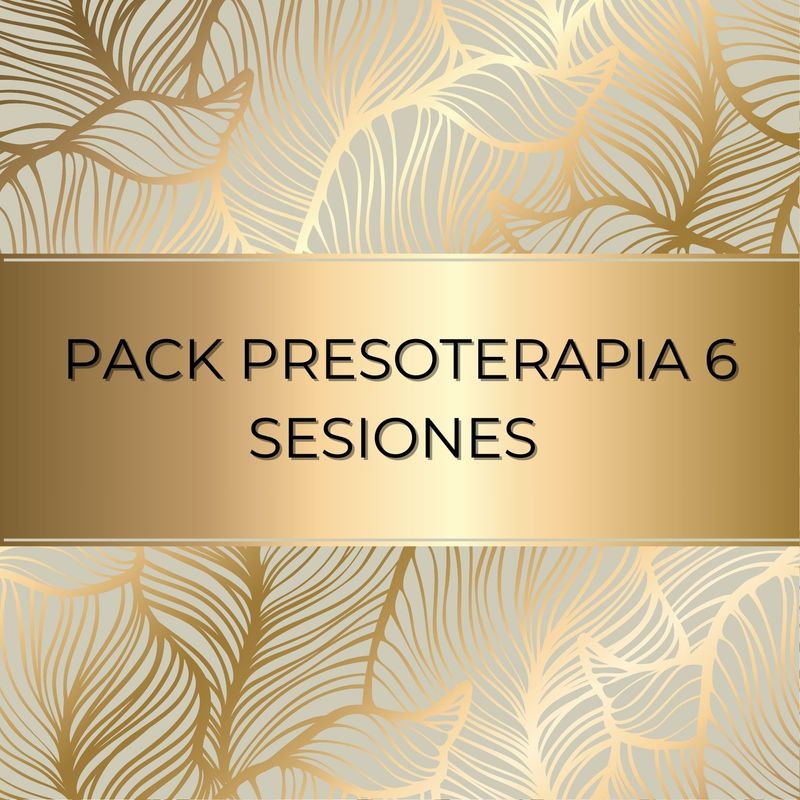 PACK PRESOTERAPIA 6 SESIONES