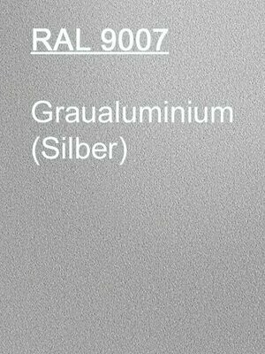 Galeriesockel rund Silber RAL 9007