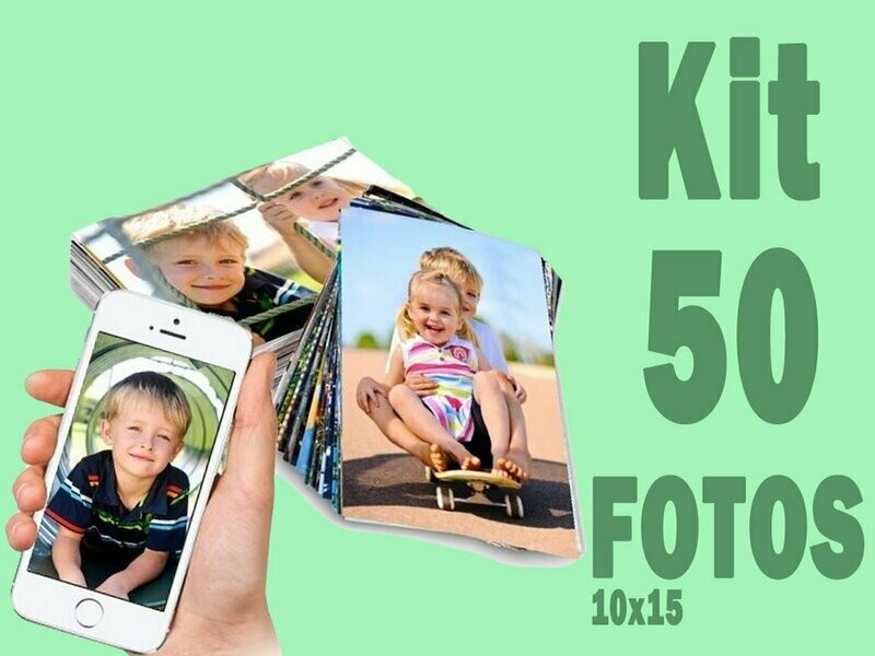 Pacote Fotográfico 10x15cm - 50 FOTOS