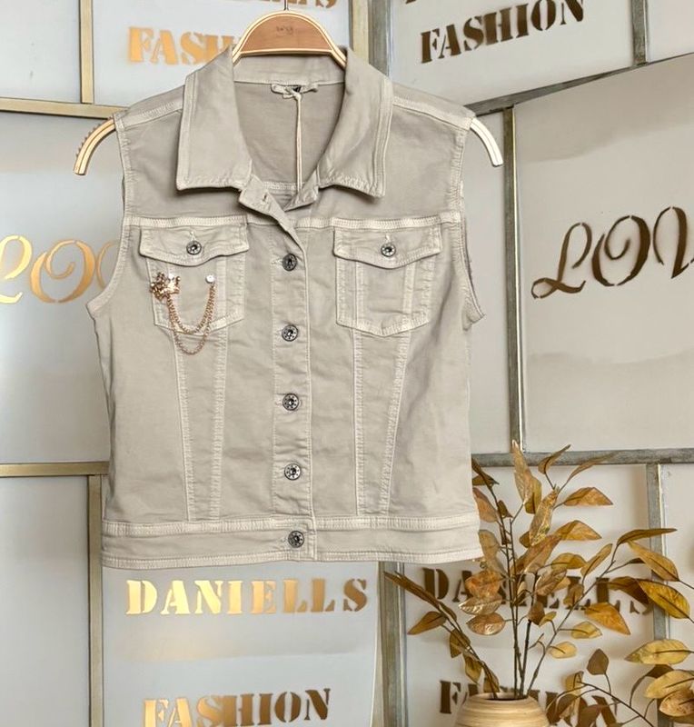 Jeansgilet 