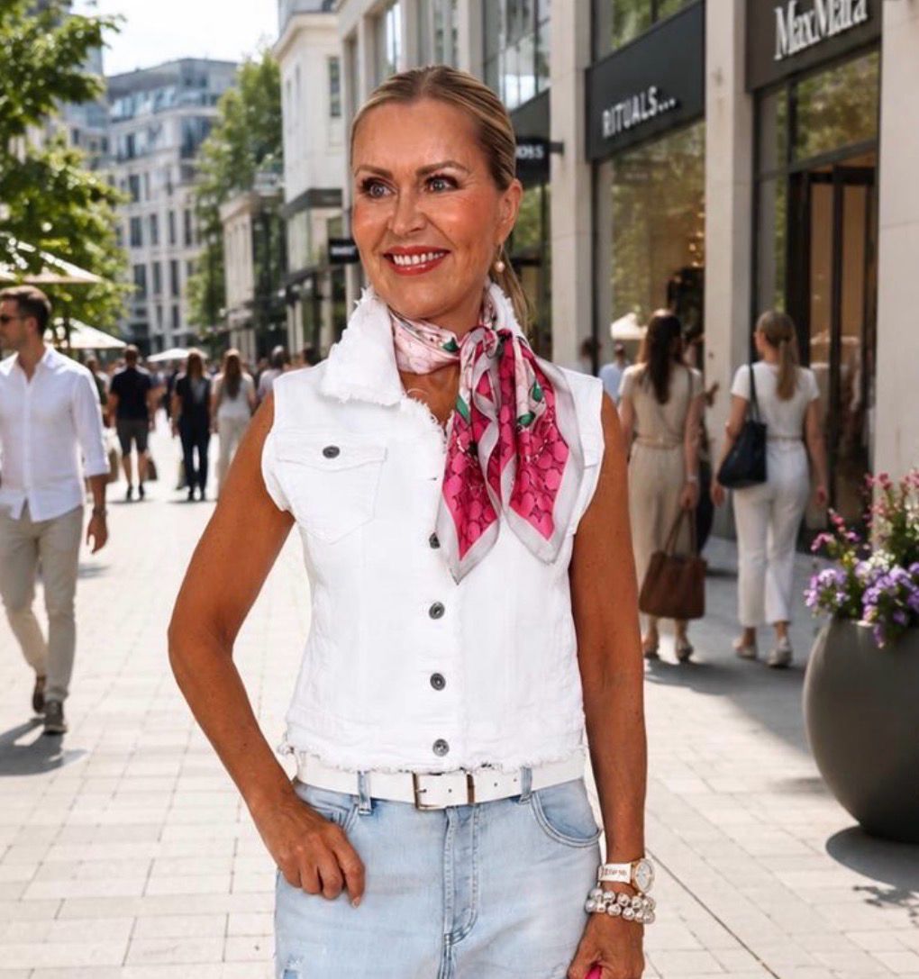 Jeansgilet 