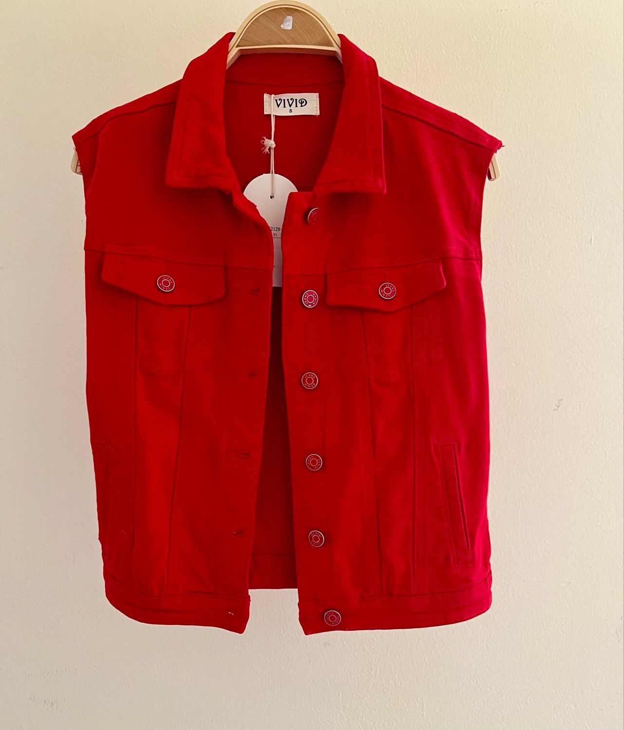 Jeansgilet 