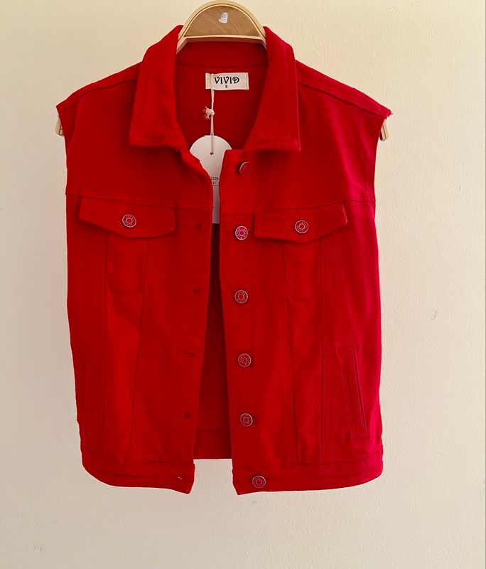 Jeansgilet 