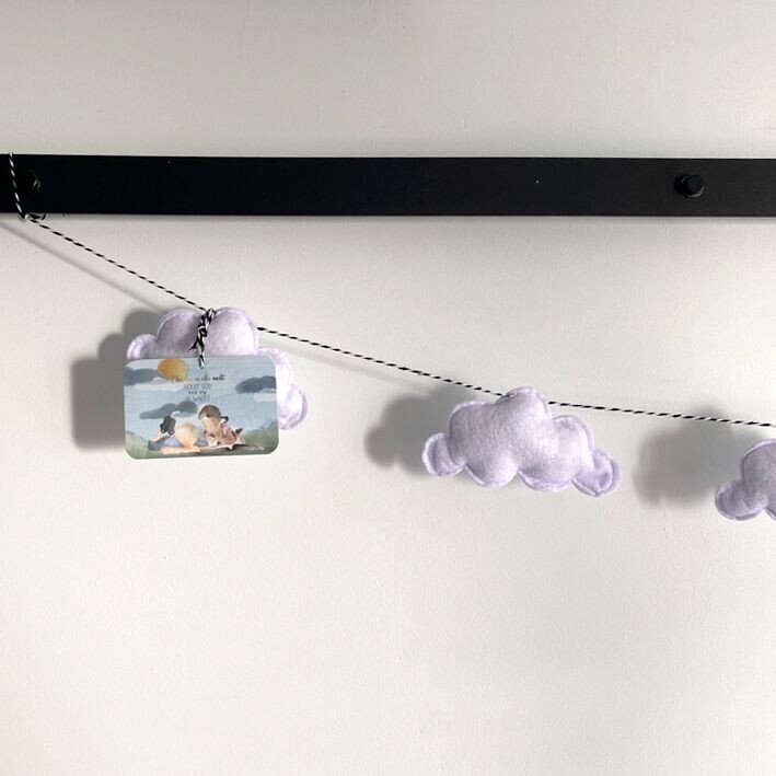 Wolkenslinger met lief kaartje