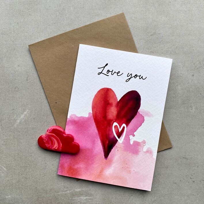 Love you met wolkje - koelkast magneetje
