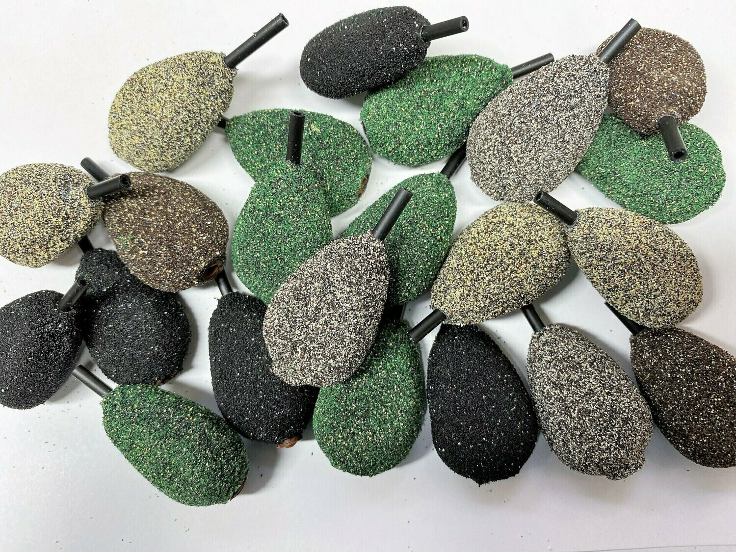 IN-LINE FLAT LEAD WEIGHTS SINKERS textured smooth Sea/Carp fishing tackle  (sold in pack of 60) free postage