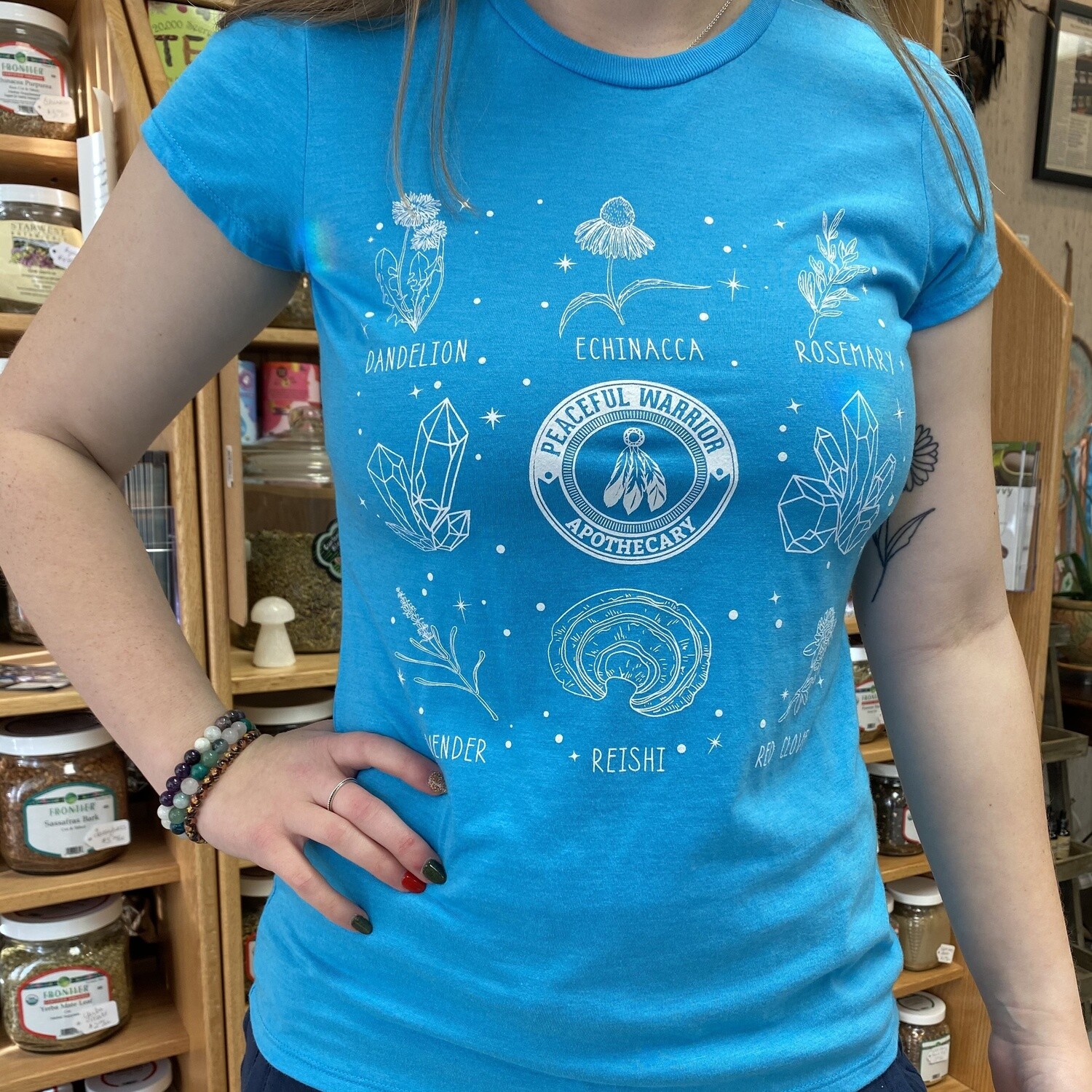 Girl&#39;s Turquoise T-shirt