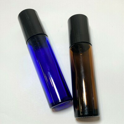 10 ml Amber Roller Bottle w/ Inserts