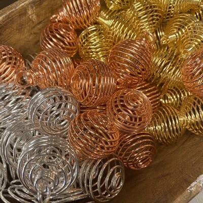 Tumbled cages Tumbled cages