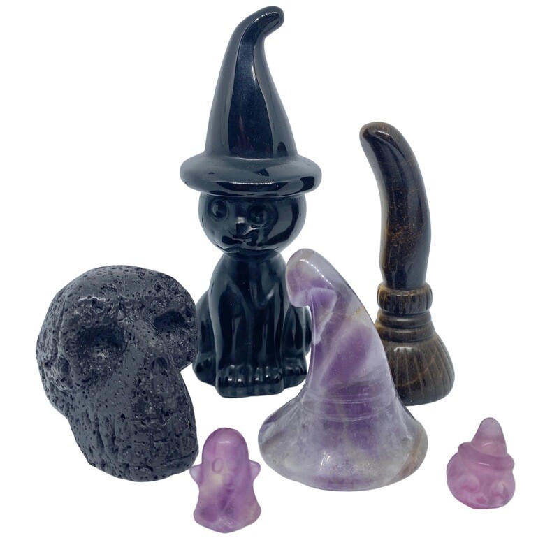 Halloween Crystal Carvings