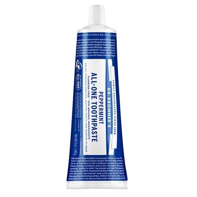 Dr. Bronner's Peppermint All-One Toothpaste Dr. Bronner's Peppermint All-One Toothpaste