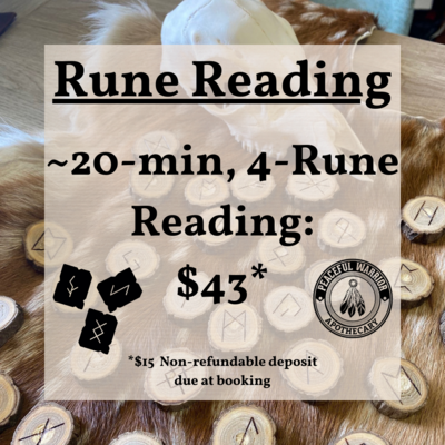  4-Rune Rune Reading - 30 Mins