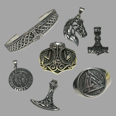 Norse Inspired Sterling Jewelry
