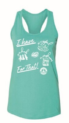 Women&#39;s Teal Racerbak Tanks