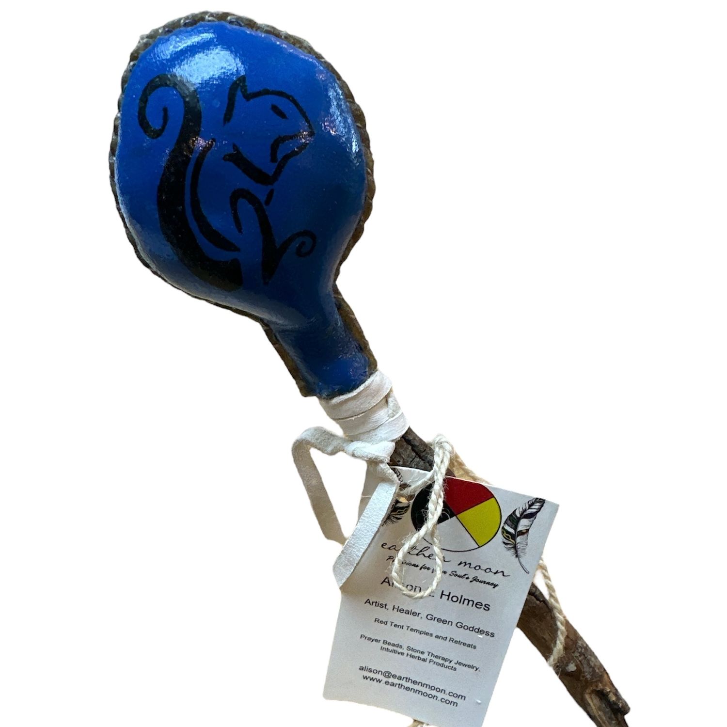 Earthen Moon Rattle