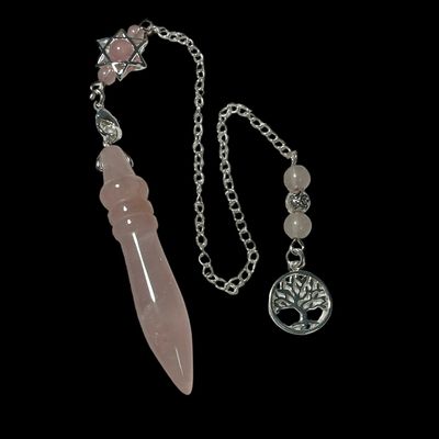 Pendulums - Rose Quartz Pendulums - Rose Quartz