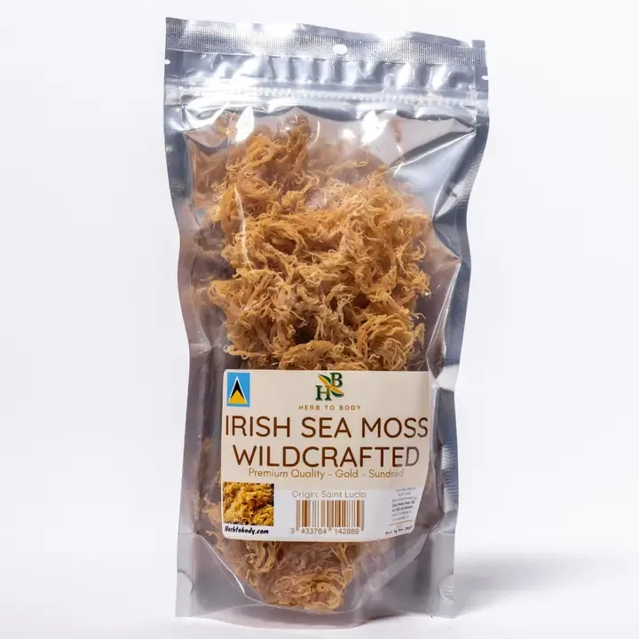 Gold Irish Sea Moss 4 oz Herb to Body