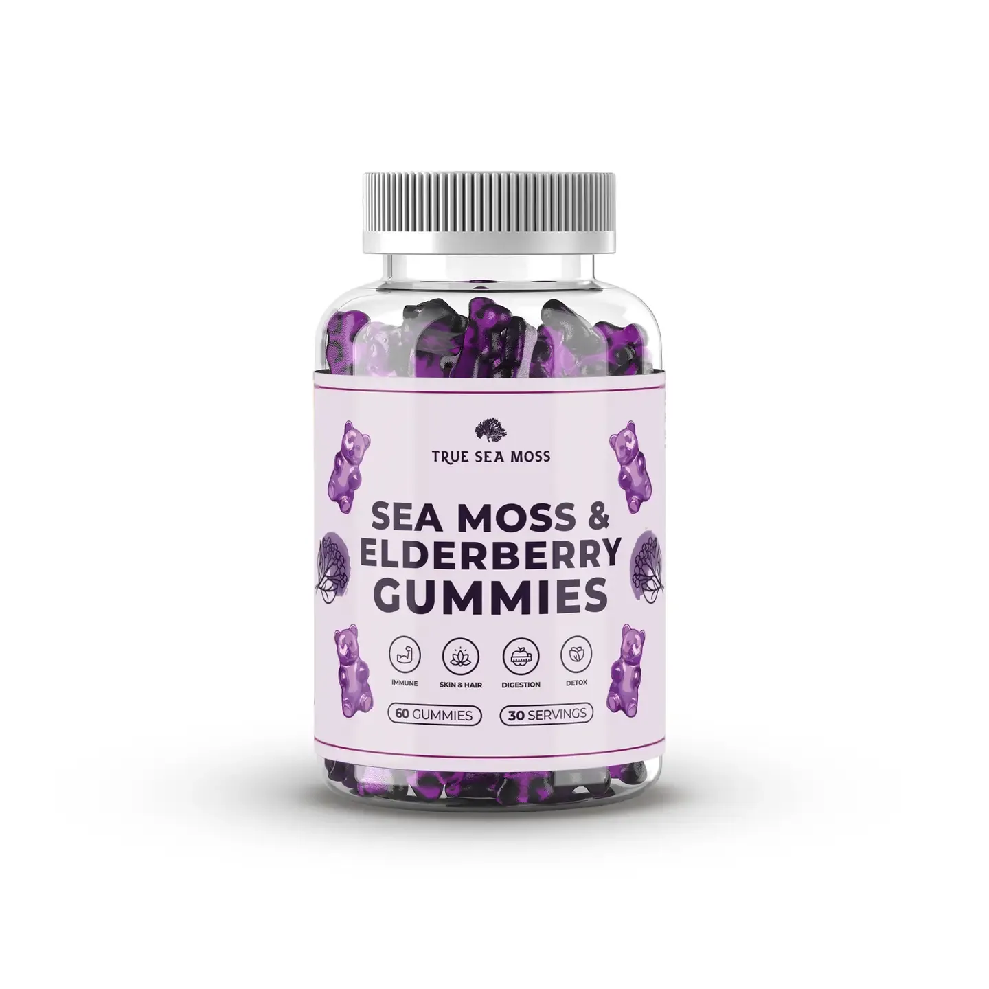 True Sea Moss Gummies With Elderberry