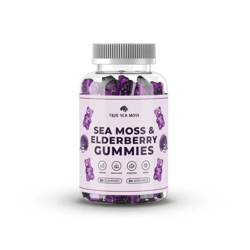 True Sea Moss Gummies With Elderberry