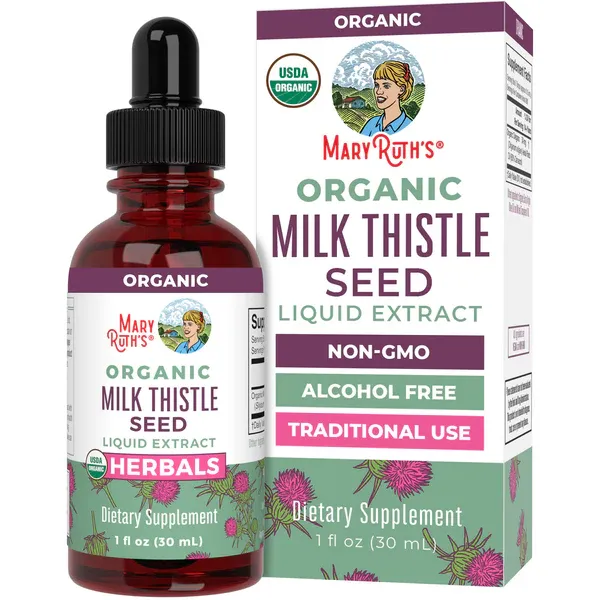 Mary Ruth&#39;s Milk Thistle Liquid Extract 1oz