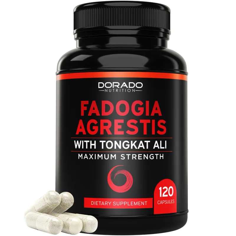 Fadogia Agrestis W/Tongkat Ali  120 Capsules - Dorado