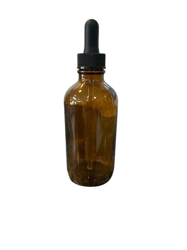 4oz Amber Bottle W/Dropper