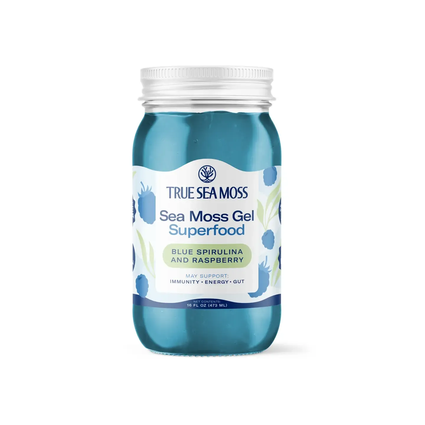 Blue Spirulina Sea Moss Gel - True Sea Moss