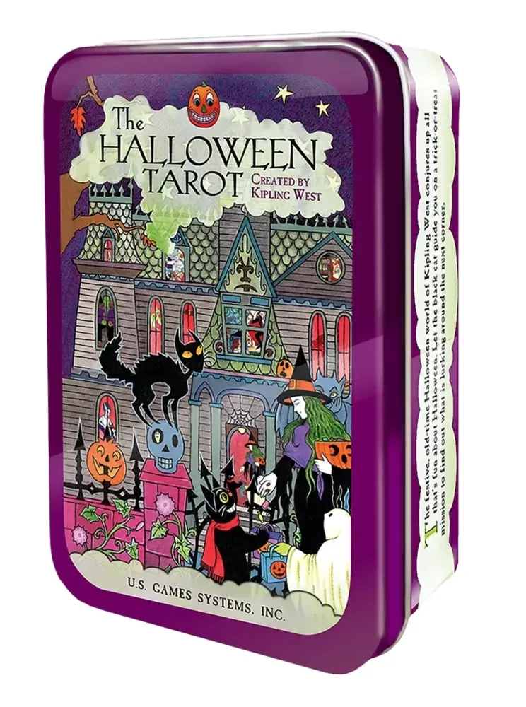 Halloween Pocket Tarot in a Tin Halloween Pocket Tarot in a Tin