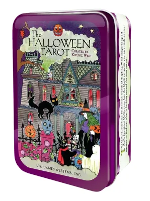 Halloween Pocket Tarot in a Tin Halloween Pocket Tarot in a Tin