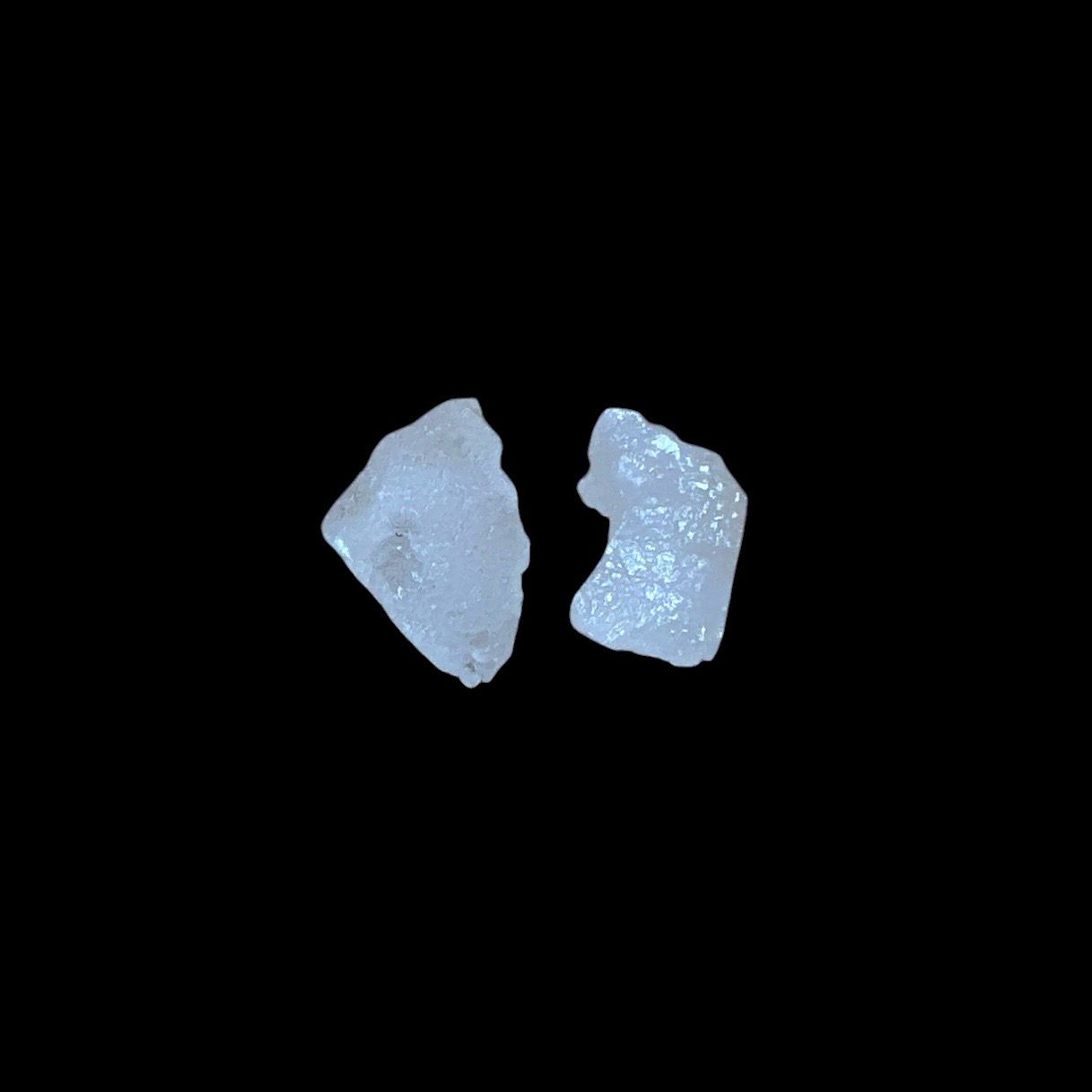 White Moldavite - Elestial Calcite White Moldavite - Elestial Calcite