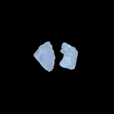 White Moldavite - Elestial Calcite