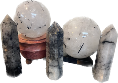 Tourmalized Quartz Tourmalized Quartz