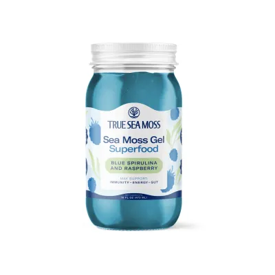 Blue Spirulina Sea Moss Gel - True Sea Moss