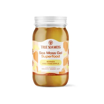 Mango & Pineapple Sea Moss Gel - True Sea Moss Mango & Pineapple Sea Moss Gel - True Sea Moss