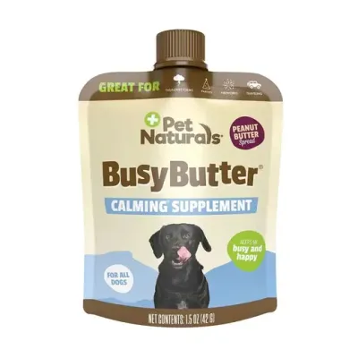 Pet Naturals Busy Butters Peanut Butter Dog Calming Supplement 1.5 oz