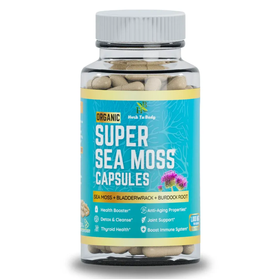 Super Sea Moss Capsules - Herb to Body Super Sea Moss Capsules - Herb to Body