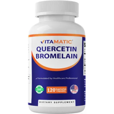 Quercetin & Bromelain - Vitamatic Quercetin & Bromelain - Vitamatic