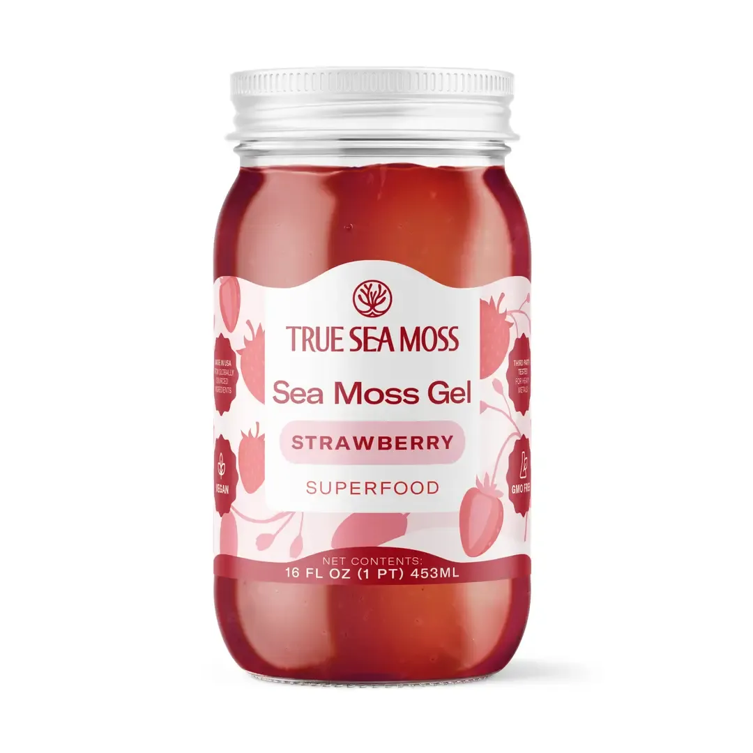 Strawberry Sea Moss Gel - True Sea Moss