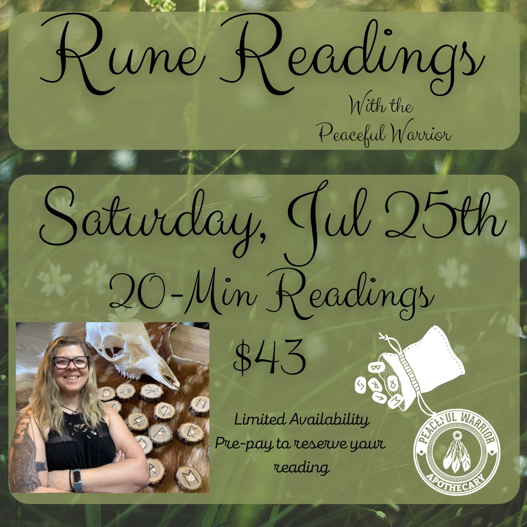 Rune Readings Saturday July 25th
