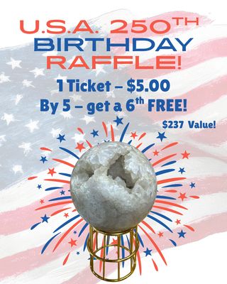 U.S.A. 250th Birthday Raffle