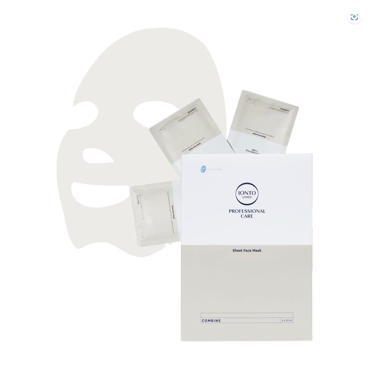 SHEET FACE MASK HYALURON 3 x 30 ml