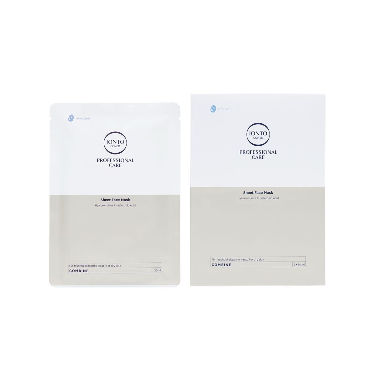 SHEET FACE MASK HYALURON 3 x 30 ml