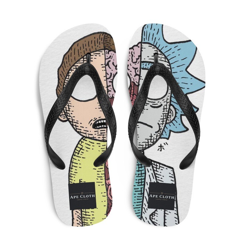 Rick &amp; Morty Flip-Flops