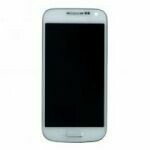 Bildschirmersatz mit Rahmen für Samsung Galaxy S4 Mini i9190 / i9195 Weiß OEM