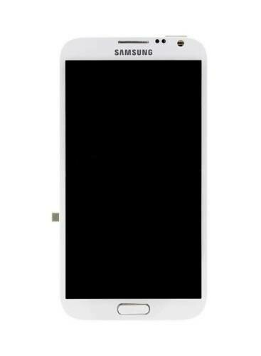 LCD-Bildschirm und Digitizer-Baugruppe mit Rahmen für Samsung Note 2 N7100 Weiß OEM